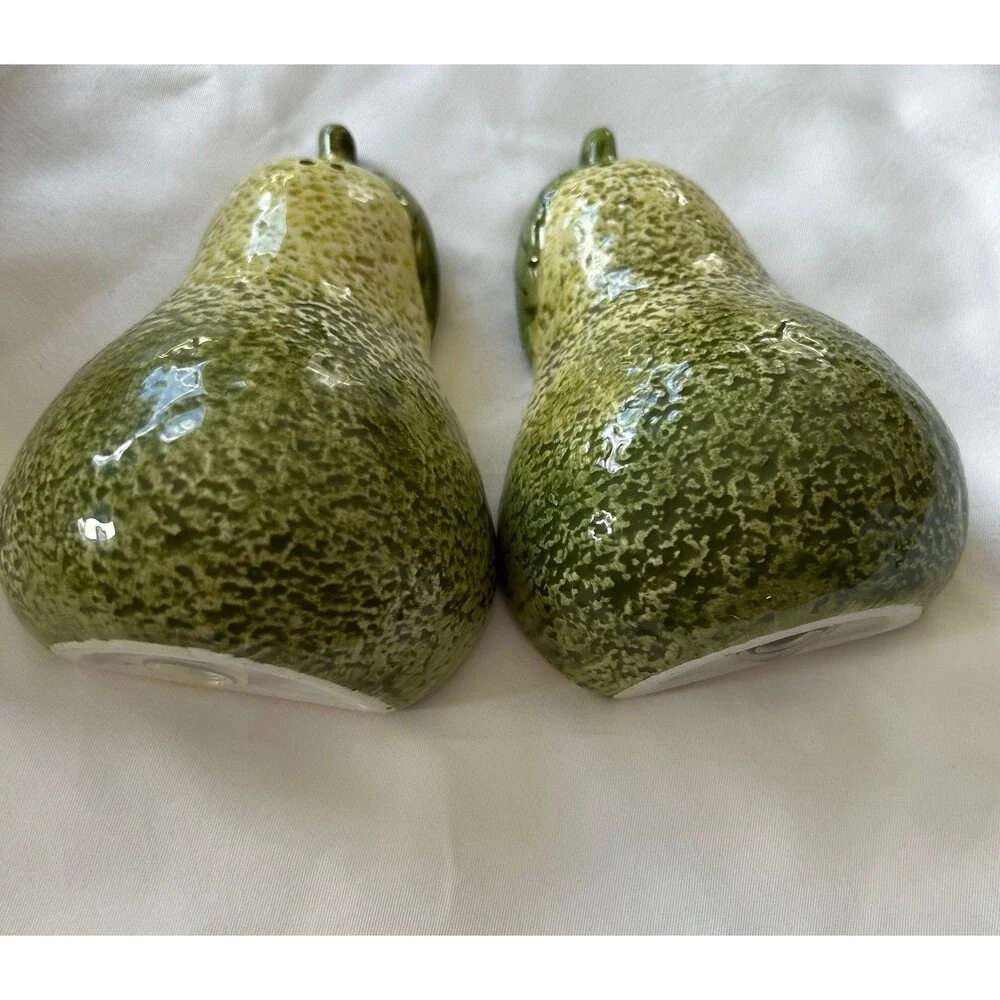 pear-shaped salt and pepper shakers